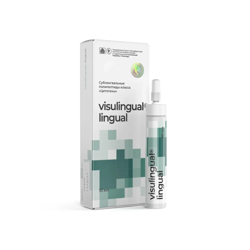 Visulingual lingual – cardiovascular and visual protection with bioregulators and peptides