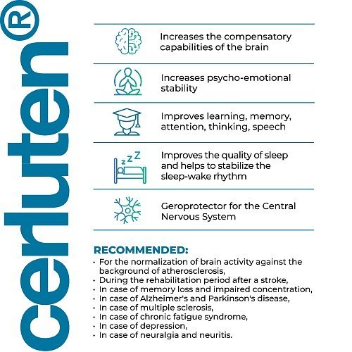 Cerluten – Havinson’s bioregulator peptides to support the nervous system and brain - Image 4