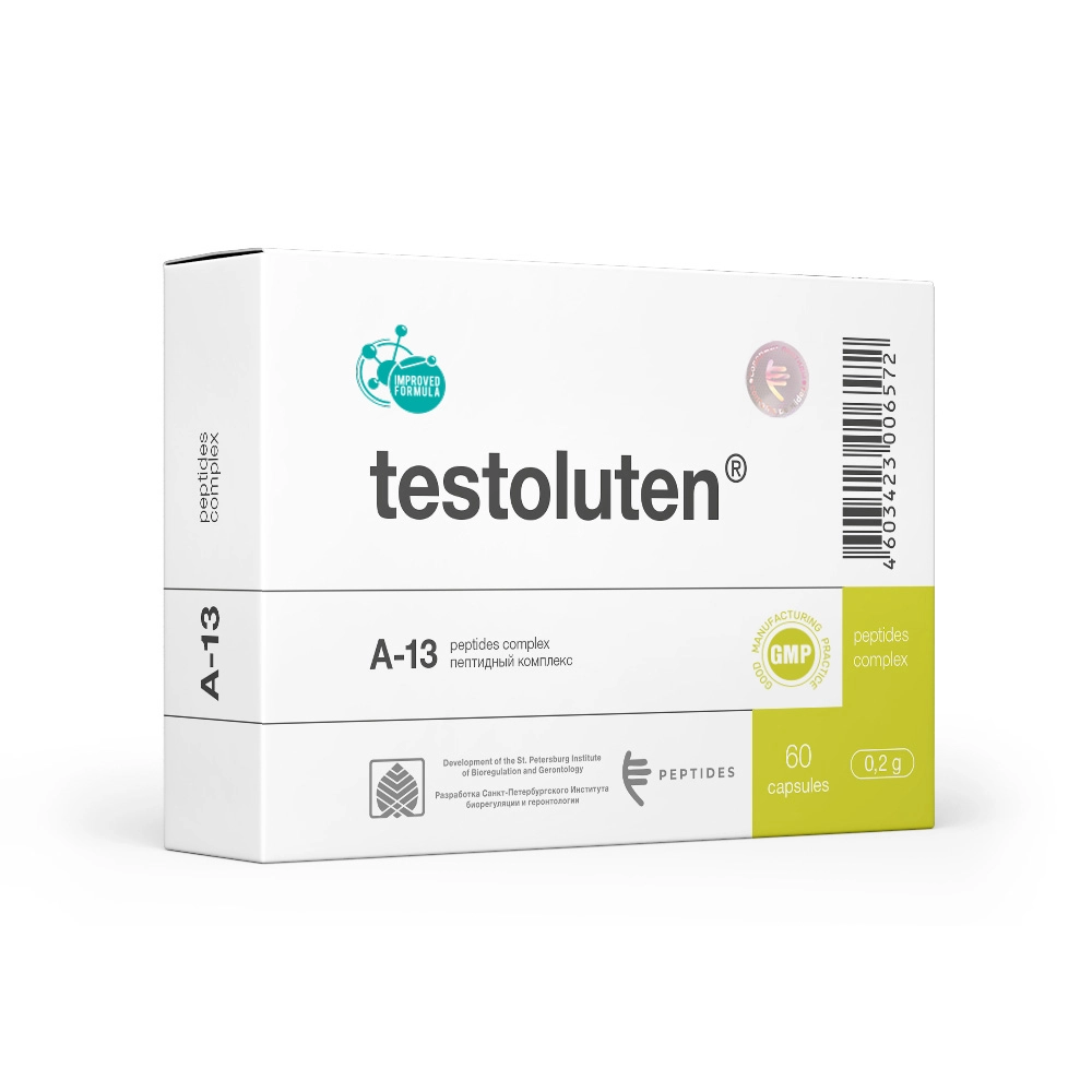 Testoluten – Support for the male reproductive system – 20/60 capsules - Image 2